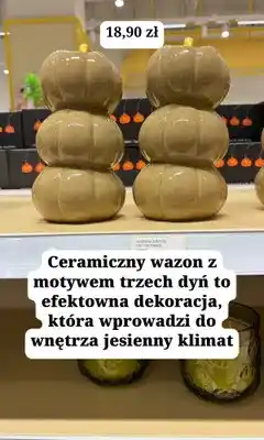 MR. DIY Wazon ceramiczny z motywem dyni oferta