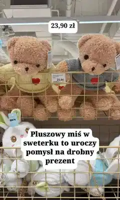 MR. DIY Pluszowy miś w sweterku MR. DIY oferta