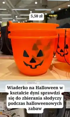 MR. DIY Wiaderko na Halloween w kształcie dyni oferta
