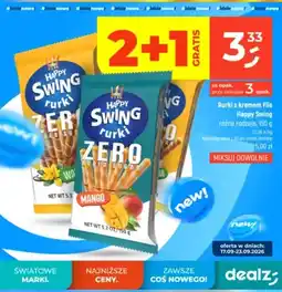 Dealz Rurki z kremem Flis Happy Swing oferta