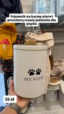 Pepco Pojemnik na karmę Pet Food oferta