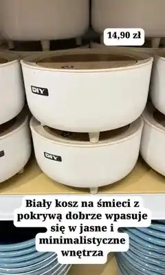 MR. DIY Kosz na śmieci z pokrywą MR DIY oferta