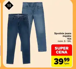 Carrefour Spodnie męskie TEX oferta