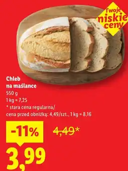 Lidl Chleb na maślance oferta