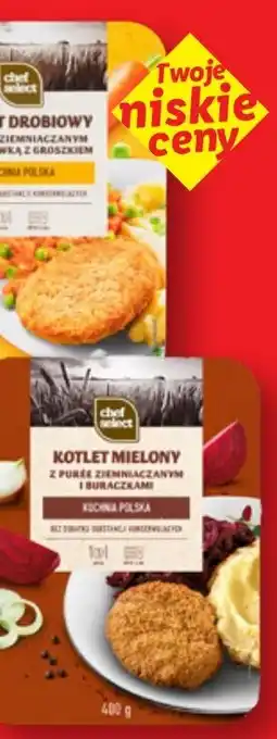 Lidl Kotlet mielony z purée ziemniaczanym i buraczkami Chef Select oferta
