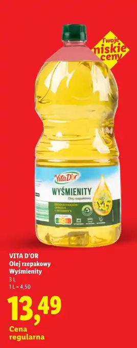 Vita D'or Olej rzepakowy Wyśmienity