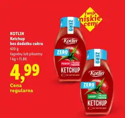 Lidl Kotlin Ketchup bez dodatku cukru oferta