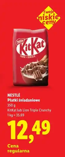 Lidl Nestlé Płatki śniadaniowe oferta