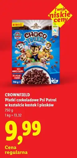 Lidl Crownfield Płatki czekoladowe Psi Patrol oferta