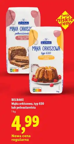 Lidl Belbake Mąka orkiszowa, typ 630 lub pełnoziarnista oferta