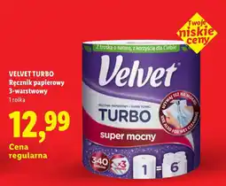 Lidl Ręcznik papierowy Velvet Turbo oferta