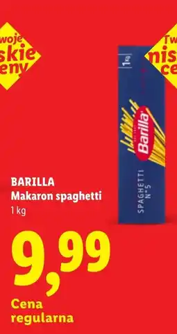 Lidl Makaron spaghetti Barilla oferta