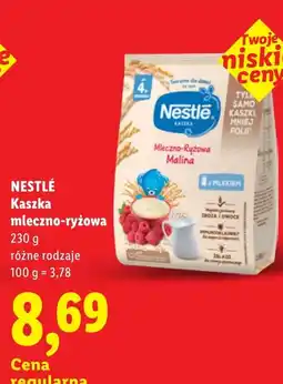 Lidl Nestlé Kaszka mleczno-ryżowa oferta