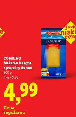 Lidl Makaron lasagne z pszenicy durum oferta