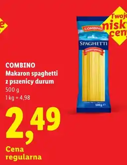 Lidl Makaron spaghetti z pszenicy durum oferta