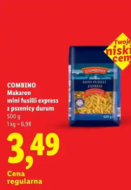 Lidl Makaron mini fusilli express z pszenicy durum oferta