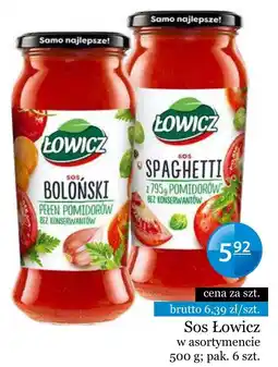 Specjał Sos Łowicz w asortymencie oferta