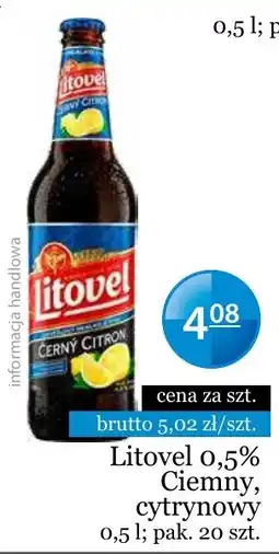 Specjał Litovel Ciemny cytrynowy oferta