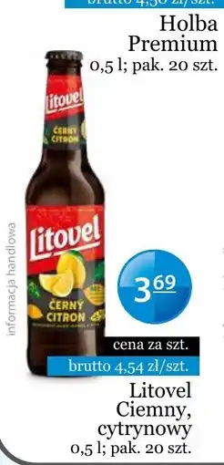 Specjał Litovel Ciemny, cytrynowy oferta