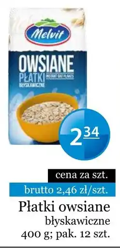 Specjał Płatki owsiane błyskawiczne Melvit oferta