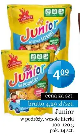 Specjał Junior w podróży, wesołe literki oferta