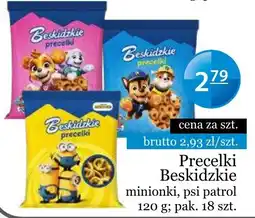 Specjał Precelki Beskidzkie minionki, psi patrol oferta