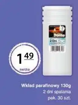 Specjał Wkład parafinowy Domio oferta