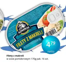 Specjał Filety z makreli w sosie pomidorowym oferta