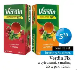 Specjał Verdin Fix z cytrusami, z maliną oferta