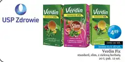 Specjał Verdin Fix standard, slim, z zieloną herbatą oferta
