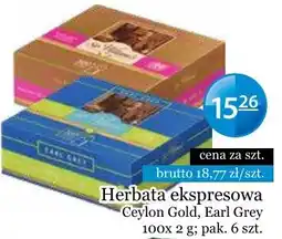 Specjał Herbata ekspresowa Ceylon Gold, Earl Grey oferta