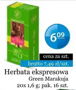 Specjał Herbata ekspresowa Green Marakuja oferta