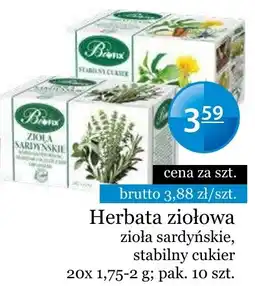 Specjał Herbata ziołowa zioła sardyńskie, stabilny cukier oferta