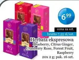 Specjał Herbata ekspresowa Blueberry, Citrus Ginger, Cranberry Rose, Forest Fruit, Raspberry oferta