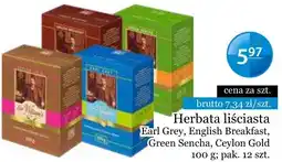 Specjał Herbata liściasta Earl Grey, English Breakfast, Green Sencha, Ceylon Gold oferta