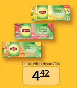 Specjał Lipton herbaty zielone oferta