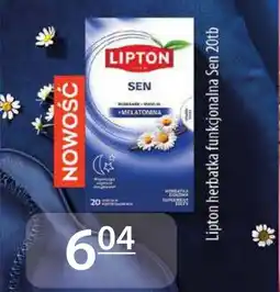 Specjał Lipton herbatka funkcjonalna Sen 20tb oferta