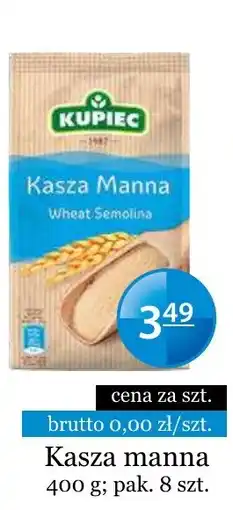Specjał Kasza Manna Kupiec oferta