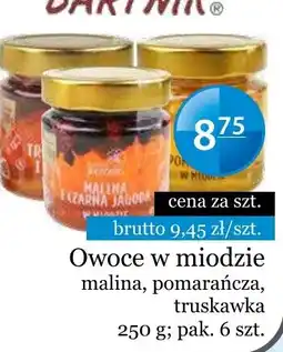 Specjał Owoce w miodzie malina, pomarańcza, truskawka oferta