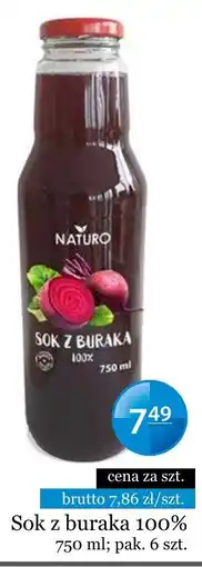 Specjał Sok z buraka 100% Naturo oferta