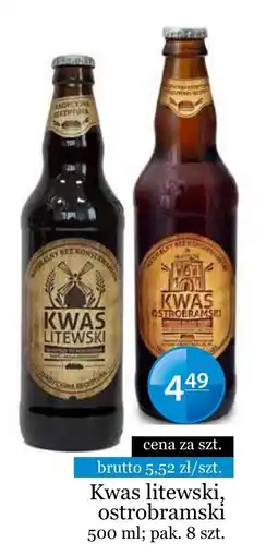 Specjał Kwas litewski, ostrobramski oferta