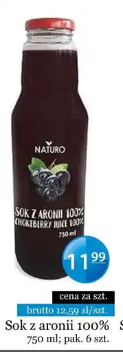 Specjał Sok z aronii 100% Naturo oferta
