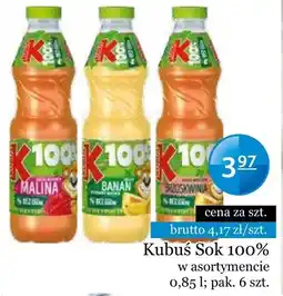 Specjał Kubus Sok 100% oferta