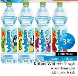 Specjał Kubuś Waterrr + sok oferta