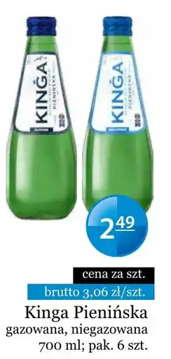 Specjał Kinga Pienińska gazowana, niegazowana oferta