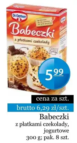 Specjał Babeczki z płatkami czekolady oferta