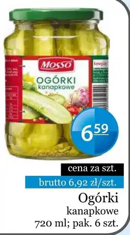 Specjał Ogórki kanapkowe Mosso oferta