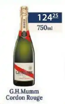 Specjał G.H.Mumm Cordon Rouge oferta