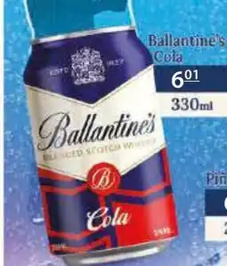 Specjał Ballantine's Cola oferta