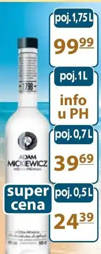 Specjał Wódka Premium Adam Mickiewicz oferta